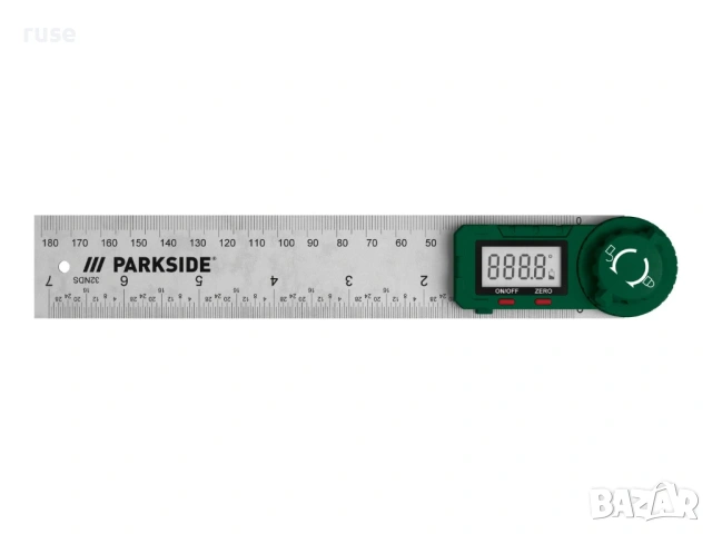 НОВ! Дигитален ъгломер Parkside електронен транспортир, снимка 2 - Измервателни инструменти - 54424919