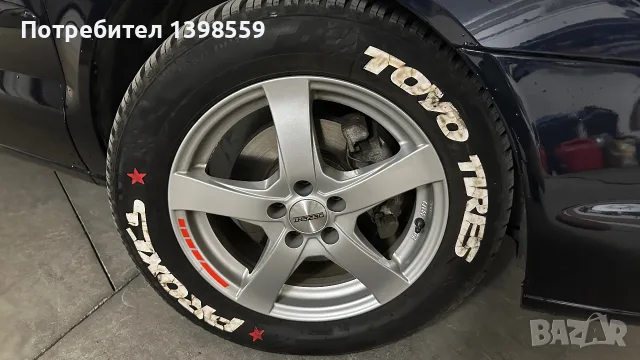 Джанти Dezent 16 5x100 6.5J с гуми Nexen 205 60 16, снимка 4 - Гуми и джанти - 55335179