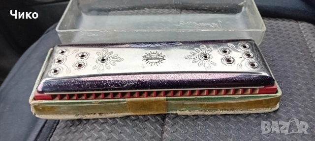 Голяма Немска хармоника Велтмайстер, снимка 4 - Антикварни и старинни предмети - 54366141