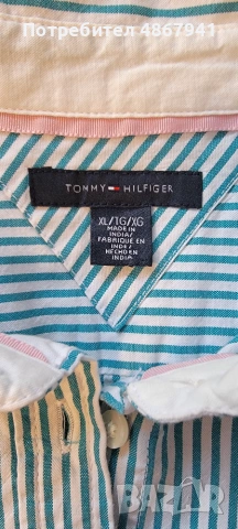 Класическа риза TOMMY HILFIGER, снимка 4 - Ризи - 55062514