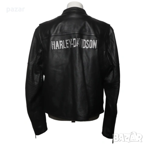 HARLEY DAVIDSON Мъжко Оригинално Кожено Яке L-XL, снимка 2 - Якета - 54664159