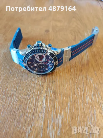 Ulysse Nardin Chronograph Date Quartz часовник , снимка 6 - Мъжки - 55466343