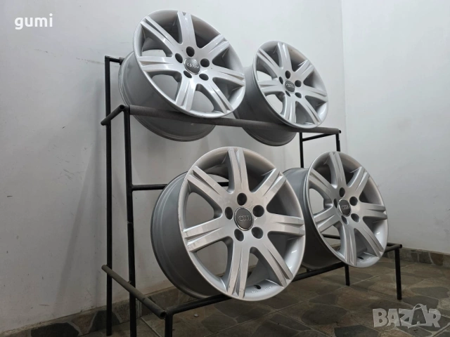 4бр 16ски джанти за AUDI 5х112мм A161408, снимка 6 - Гуми и джанти - 54674711