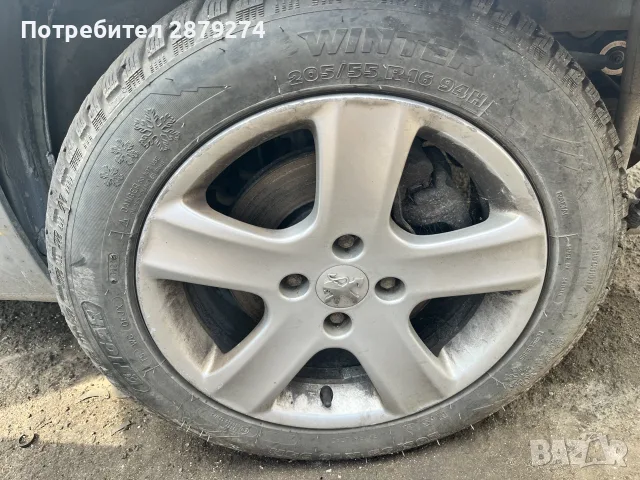 Джанти за Peugeot 307, снимка 4 - Гуми и джанти - 55655360