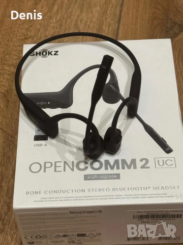 Слушалки - Shokz OpenComm 2 UC, снимка 5 - Bluetooth слушалки - 54851910