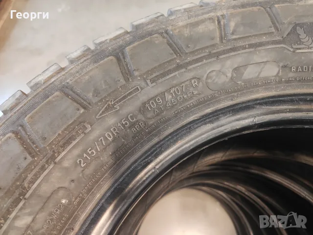 4бр.лятна гума 215/70/15C Michelin, снимка 5 - Гуми и джанти - 55691274