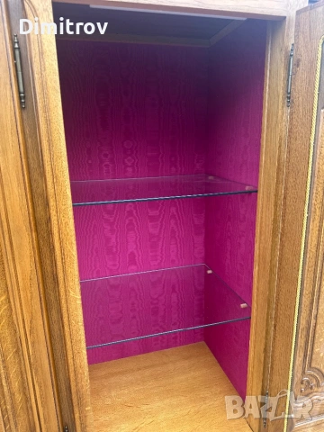 Голяма ретро холна секция с витрина, снимка 9 - Секции и витрини - 53958307