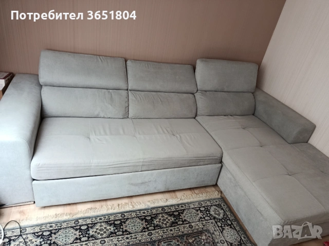 Диван с функция за сън, снимка 2 - Дивани и мека мебел - 54789881