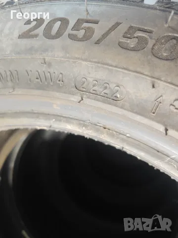 1бр.зимна гума 205/50/16 Kumho, снимка 6 - Гуми и джанти - 55445600