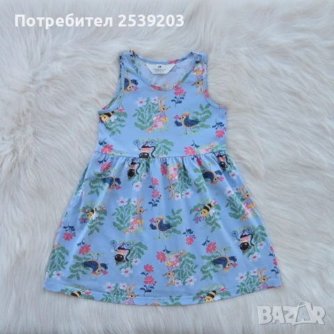 Детска рокля H&M 4-6 години, снимка 2 - Детски рокли и поли - 54817760