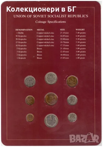 СЕТ МОНЕТИ СССР 1978 ГОДИНА ❗️МАТИРАНА ЕМИСИЯ - PROOF❗, снимка 6 - Нумизматика и бонистика - 55331526