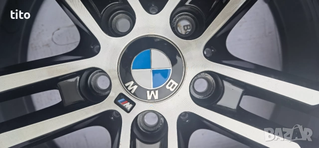 Като НОВИ 5x120 18 Цола Спорт Пакет. BMW/БМВ, снимка 16 - Гуми и джанти - 46685442