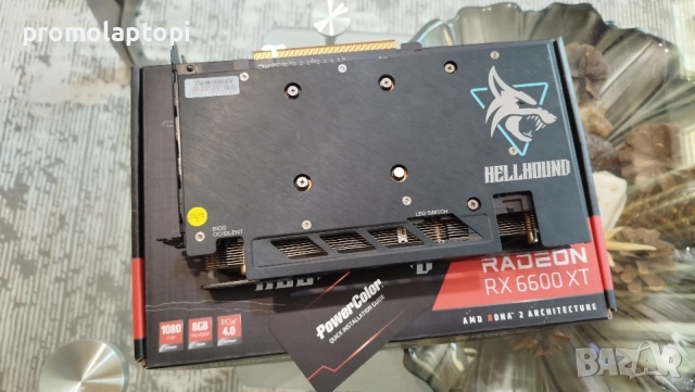 Продавам AMD Radeon RX 6600 XT 8GB PowerColor Hellhound, снимка 7 - Видеокарти - 55640872