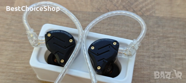 KZ ZS10 Pro слушалки, 5 драйвера, хибриден IEM, Hi-Fi, с алуминиева лицева част, снимка 3 - Bluetooth слушалки - 55002985