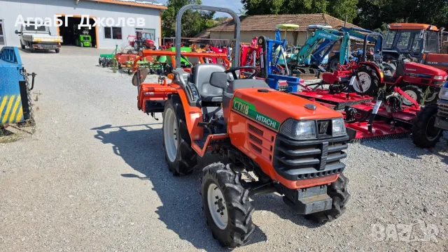 Японски трактор Kubota GB180 (Hitachi CTX18) с фреза, 4x4, 18 кс., АграБГ Джолев , снимка 7 - Селскостопанска техника - 55636404