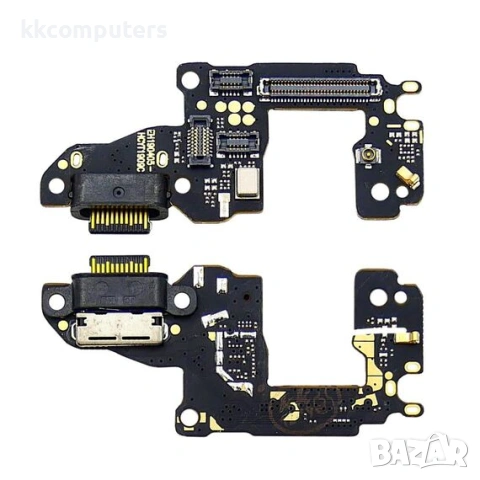 Конектор зареждане за HUAWEI P30 (2019) на платка с микрофон и компоненти