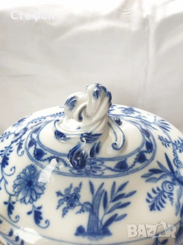 Порцеланов терин Майсен, снимка 4 - Антикварни и старинни предмети - 54307136