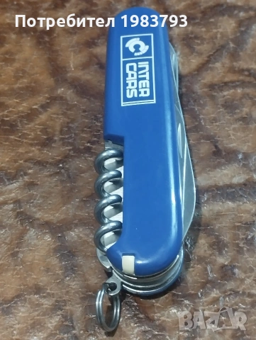 Victorinox Swiss син,с ножица неизползван., снимка 7 - Ножове - 54700504