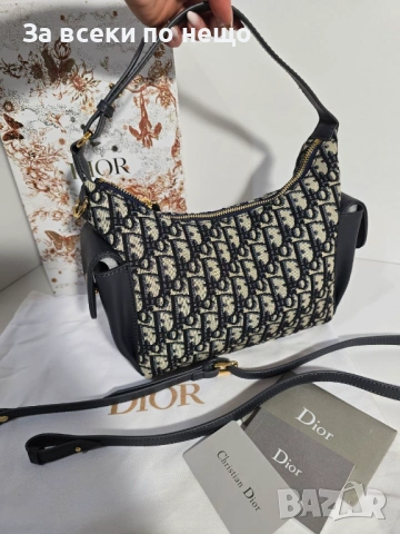 Dior D-Dream Дамска Чанта От Телешка Кожа И Памук Код Brand Luxury Fashion3, снимка 5 - Чанти - 54953068
