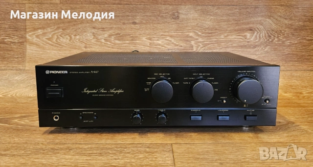 Усилвател Pioneer A-447 – Японска мощ и детайл, Made in Japan