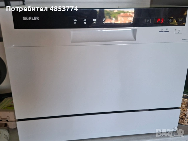 Съдомиялна машина Muhler CDW655W, 6 комплекта