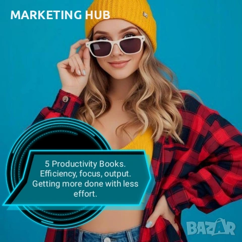 5 Productivity Books. Efficiency, focus, output. Getting more done with less effort.