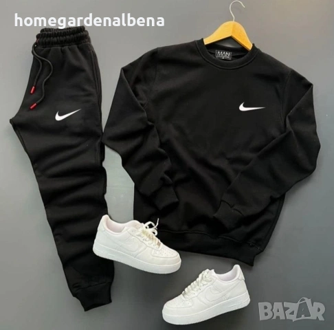 Мъжки комплект Nike – Суитшърт + Панталон! 👕👖✨, снимка 3 - Спортни дрехи, екипи - 54316644