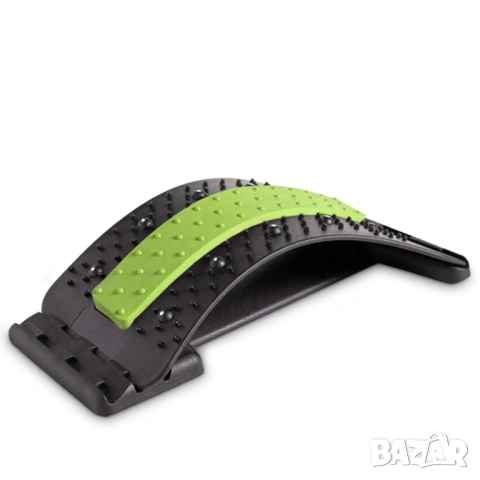 Ортопедичен Уред за Разтягане на Гърба и Гръбначния стълб 3 в 1, Корекция на Стойката, Зелен