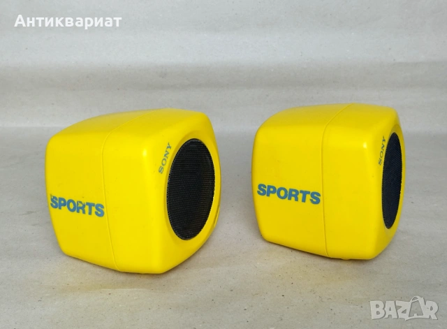 Водозащитени портативни активни колонки Sony Sports SRS-47G (1985) / Japan, снимка 2 - Тонколони - 54099161