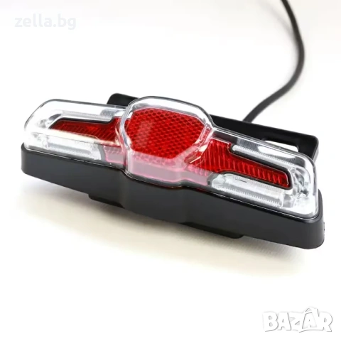 LED задна светлина със стоп и мигачи 36V 48V 60V IPX5 за електрическа тротинетка и велосипед 10204, снимка 3 - Велосипеди - 54660793