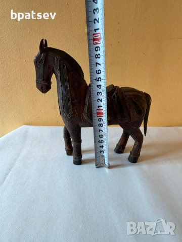 ръчно изработена фигурка на конче, снимка 4 - Антикварни и старинни предмети - 54100562