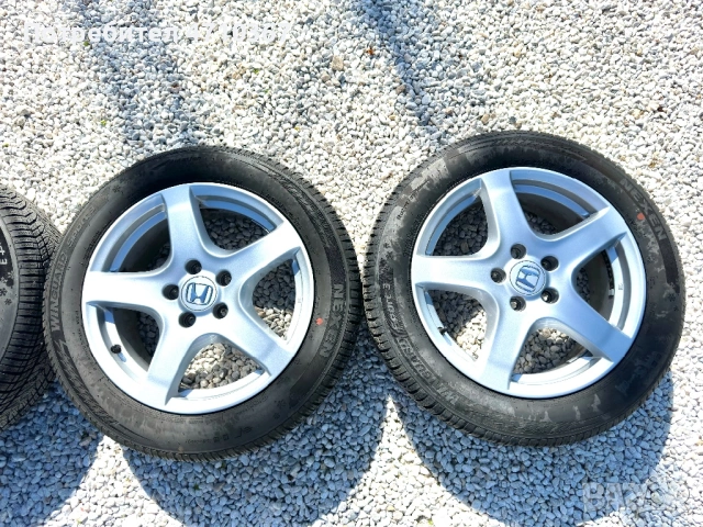 Оригинални Джанти 17 от Honda HR-V, 5X114.3, с гуми 215/55, снимка 3 - Гуми и джанти - 54713508