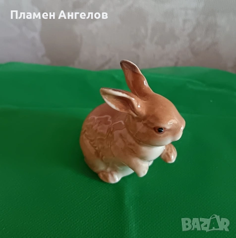 Винтидж порцеланова фигурка зайче Goebel , снимка 6 - Колекции - 54745181