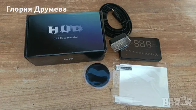 Универсален Head-Up дисплей за автомобил X5, 3.5 инча, аларма за скорост, аларма за температура, снимка 7 - Аксесоари и консумативи - 55504494