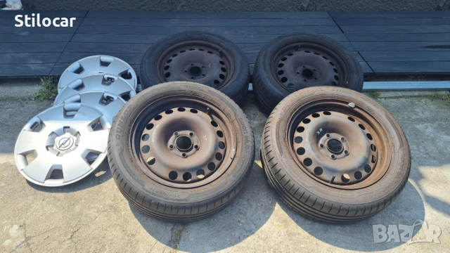 Джанти с гуми тазове Opel Zafira B,Vektra C,Мeriva B 5x110 16цола, снимка 4 - Гуми и джанти - 54789906