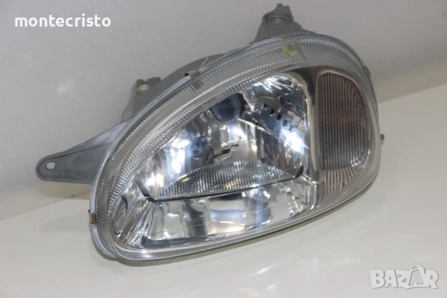 ✔️НОВ ляв фар Opel Corsa B (1997-2000г.) прозрачно стъкло Опел Корса Б / 1216486 / 90444784, снимка 4 - Части - 54416645