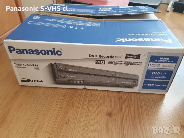 Panasonic DMR-EZ49V VHS-DVD recorder USB,HDMI, снимка 13 - Плейъри, домашно кино, прожектори - 55513145