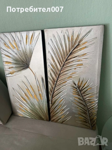 Комплект от 2 арт пана, снимка 2 - Пана - 54008302