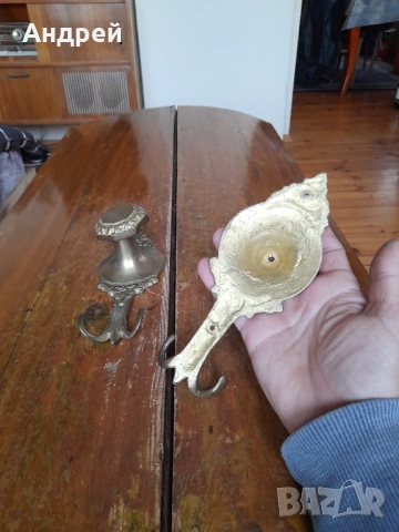 Стари месингови закачалки #2, снимка 4 - Други ценни предмети - 54070509