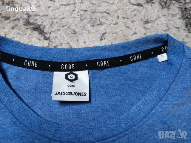 Jack & Jones Core мъжка тениска с графика размер S, снимка 6 - Тениски - 55224603