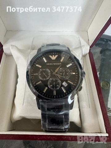 Emporio Armani Renato Chronograph - чисто нов, снимка 3 - Мъжки - 54743128