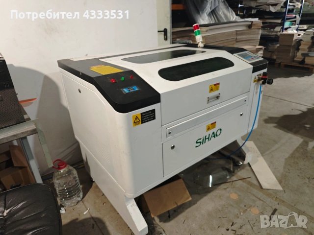 нов лазер CO2 – 100W, 700х500 , снимка 3 - Други машини и части - 54025366