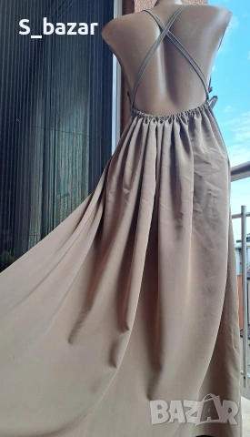 нова рокля с гол гръб,р-р с/м/л, снимка 2 - Рокли - 54194643