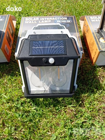 Соларна лампа 3бр, снимка 3 - Соларни лампи - 54231513