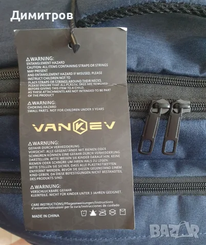 Раница за пътуване и ръчен багаж - VANKEV, снимка 5 - Раници - 55363576