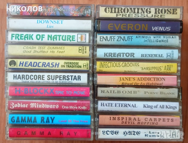 РОК- КАСЕТИ , снимка 4 - Аудио касети - 54319395