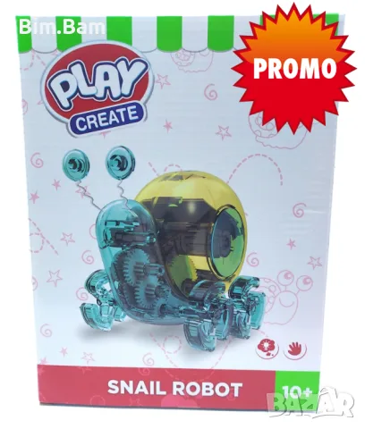 Охлюв-робот - Направи си сам / SNAIL ROBOT PLAY CREATE 