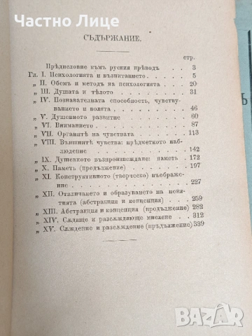 Антикварна Книга Основите на Общодостъпната Психология от Джеймс  Сьоли 1902 г, снимка 3 - Антикварни и старинни предмети - 54837840