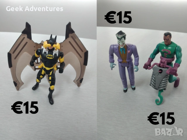 Оригинални екшън фигурки Батман от 90те / Batman Action Figures 90s Retro Vintage, снимка 2 - Колекции - 53167176