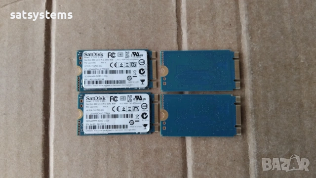  4бр.SanDisk SDSA6MM-008G-1006 SSD U110 M.2 2242 8GB SATA 6.0Gb/s, снимка 2 - Други - 54650714